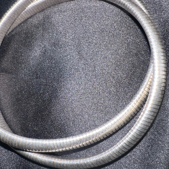 Vintage .999 Silver -Double Strand Flex  Band Bracelet ! - Picture 2 of 16